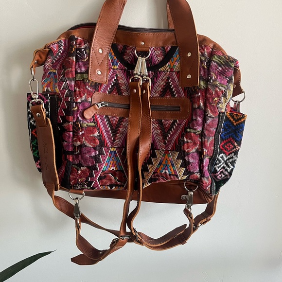 Colorful Geometric Pattern Tote Bag - Picture 4 of 4